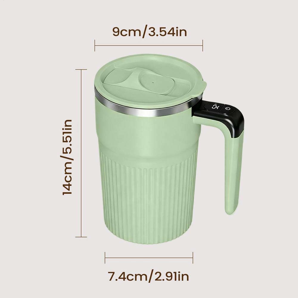 Automatic Stirring Cup 400ml Rechargeable Mixing Cup with Temperature Display Electric Coffee Mug Portable for Home Travel зелёный
Automatic Stirring Cup 400ml Rechargeable Mixing Cup with Temperature Display Electric Coffee Mug Portable for Home Travel зелёный