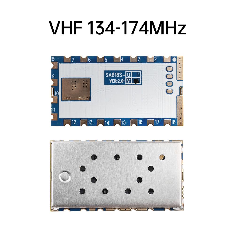 Professional Walkie Talkie Module SA818S Voice Transceiver Module Industrial Grade UHF 400-470MHz VHF 134-174MHz Wireless Module
Professional Walkie Talkie Module SA818S Voice Transceiver Module Industrial Grade UHF 400-470MHz VHF 134-174MHz Wireless Module