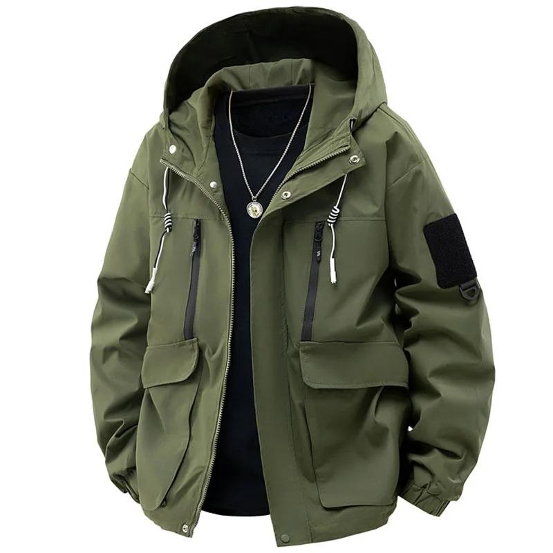 Jacket Men Spring Autumn Men Jacket Printing Hooded Jackets Casual Coat Men s Business Coats Hat Detachable S зелений
Jacket Men Spring Autumn Men Jacket Printing Hooded Jackets Casual Coat Men s Business Coats Hat Detachable S зелений