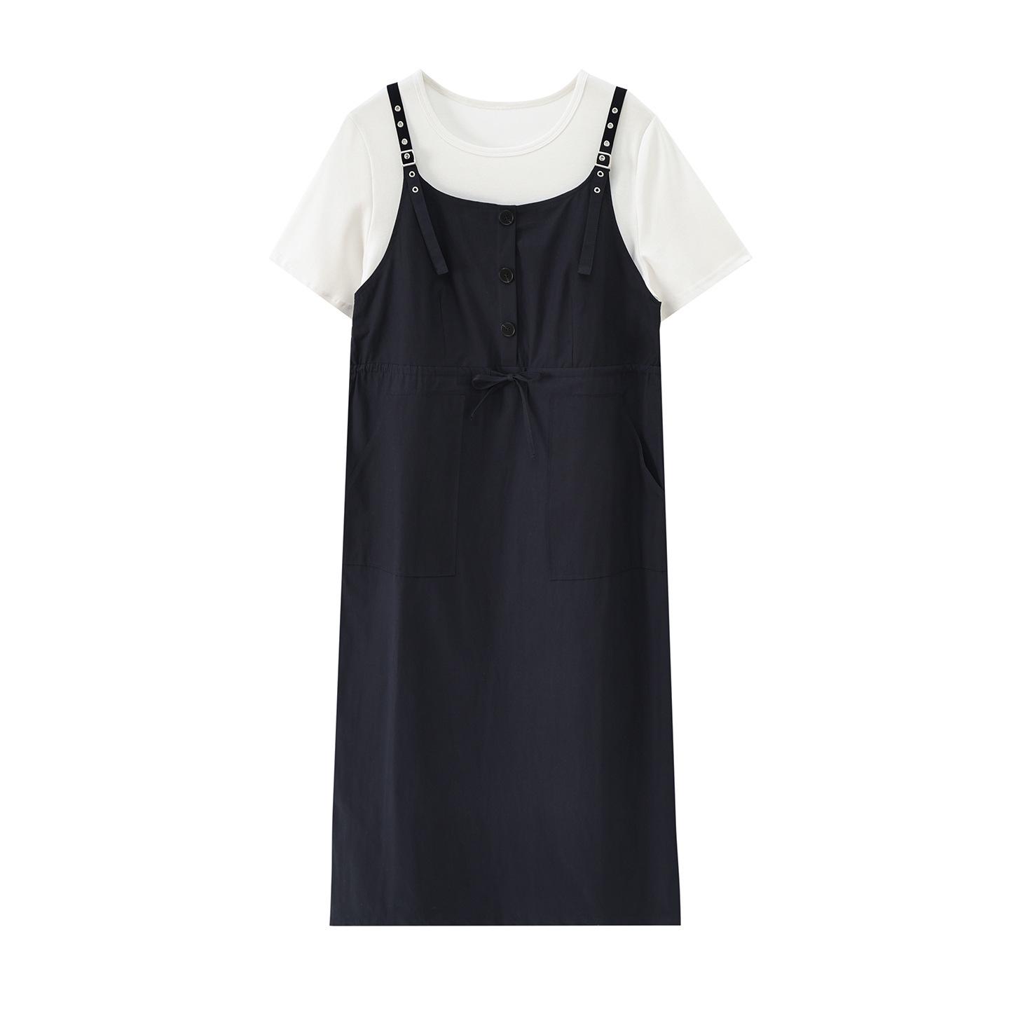 Zhi Xuan Plus Size Women s Girlish Overalls & T-shirt Casual Two-Piece Set, Summer 2026 XL (130-145 Jin) вершковий/білий
Zhi Xuan Plus Size Women s Girlish Overalls & T-shirt Casual Two-Piece Set, Summer 2026 XL (130-145 Jin) вершковий/білий