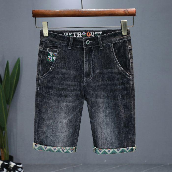 Летние шорты, свободные и удобные, универсальные повседневные джинсы, мужские брюки в гонконгском стиле длиной пять четвертей 28 чёрный
Летние шорты, свободные и удобные, универсальные повседневные джинсы, мужские брюки в гонконгском стиле длиной пять четвертей 28 чёрный