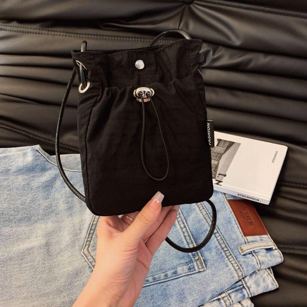Purse Nylon Shoulder Bag Crossbody Bag Mobile Phone Bag Sweet Drawstring Canvas Bag Travel чёрный
Purse Nylon Shoulder Bag Crossbody Bag Mobile Phone Bag Sweet Drawstring Canvas Bag Travel чёрный