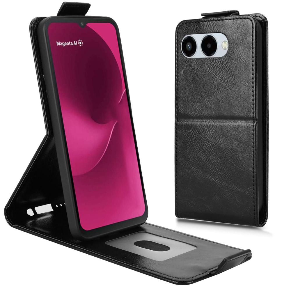 For T-Mobile REVVL 8/T Phone 3 Stand Case Magnetic Clasp Vertical Flip Leather Phone Cover with Card Holder
For T-Mobile REVVL 8/T Phone 3 Stand Case Magnetic Clasp Vertical Flip Leather Phone Cover with Card Holder