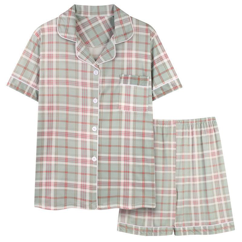 Летняя пижама с коротким рукавом, женский кардиган, корейский стиль, свежая и милая, шорты, мультяшный комплект из двух предметов, домашняя одежда M
Летняя пижама с коротким рукавом, женский кардиган, корейский стиль, свежая и милая, шорты, мультяшный комплект из двух предметов, домашняя одежда M