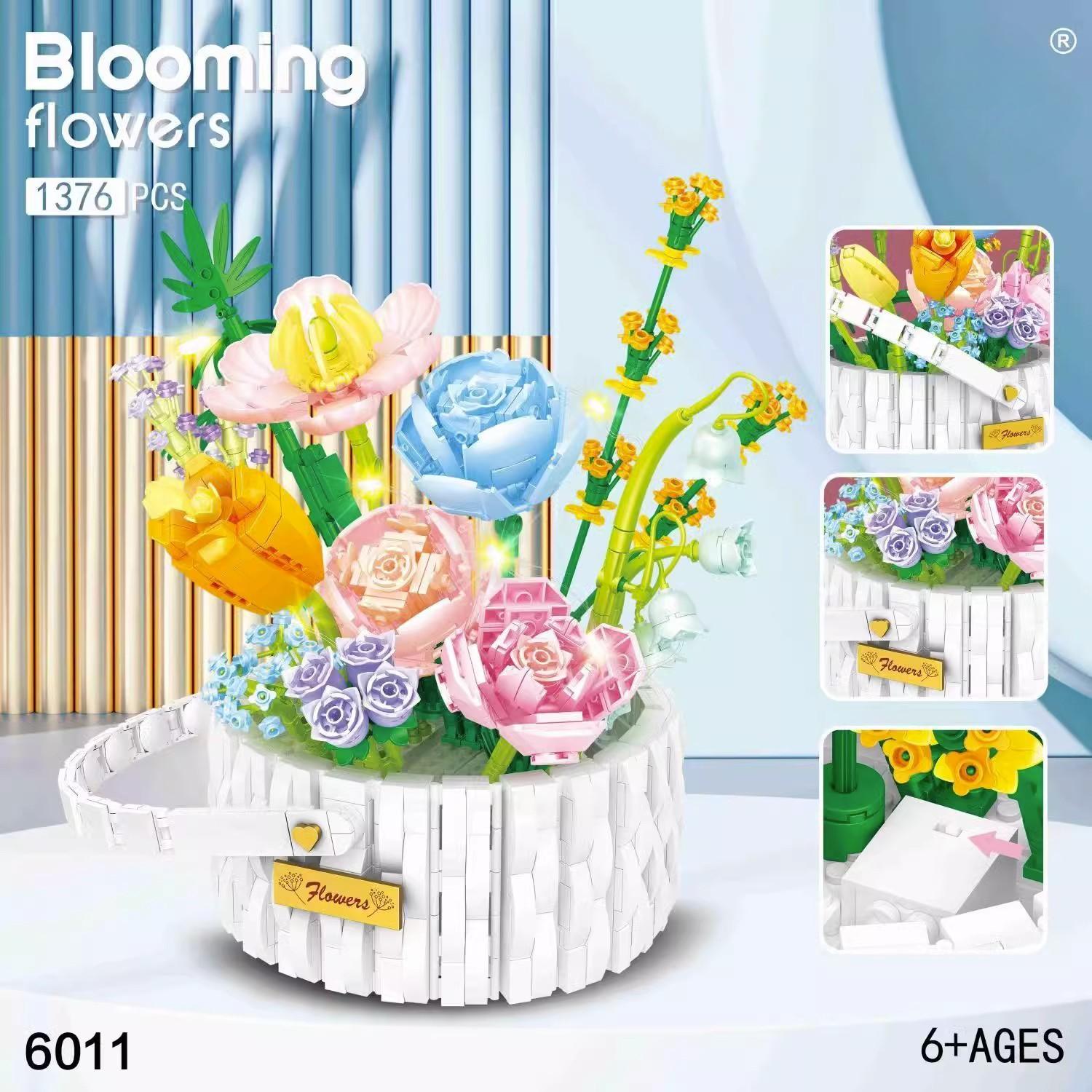 Compatible Building Block Flower Blue Potted Plant Eternal Flower Creative Ornament Children S Building Block Bouquet
Compatible Building Block Flower Blue Potted Plant Eternal Flower Creative Ornament Children S Building Block Bouquet