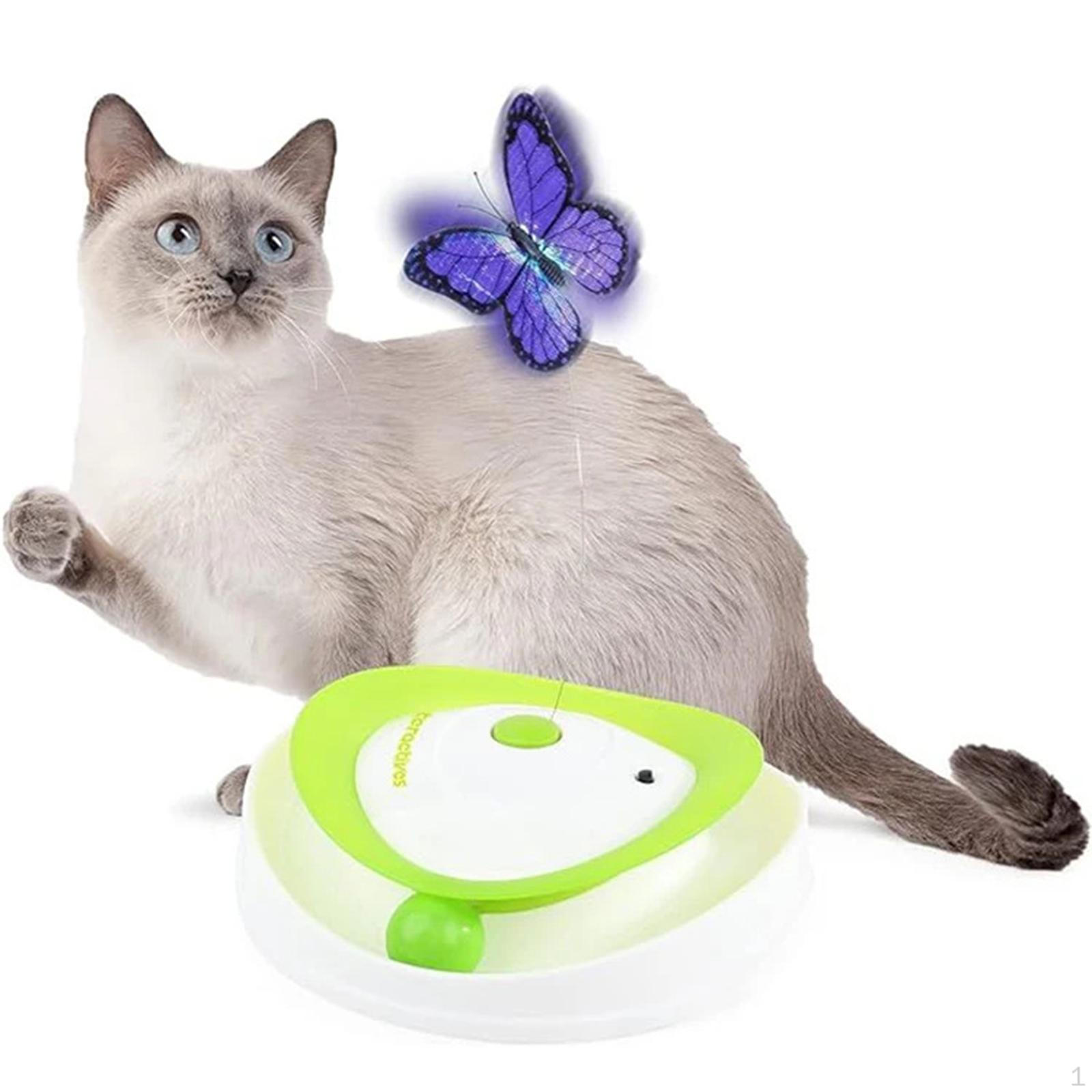 Electronic Interactive Cat Toy Fluttering Butterfly USB 2 in 1 Automatic Teaser Track Ball for
Electronic Interactive Cat Toy Fluttering Butterfly USB 2 in 1 Automatic Teaser Track Ball for