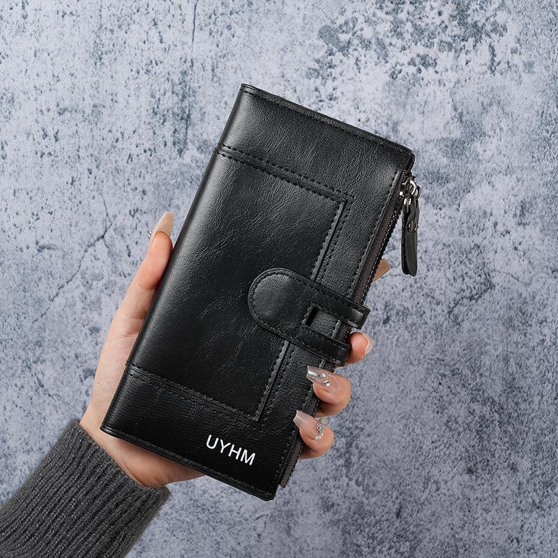 Korean women s long wallet zipper buckle PU large-capacity multi-card change bag clutch bag female
Korean women s long wallet zipper buckle PU large-capacity multi-card change bag clutch bag female