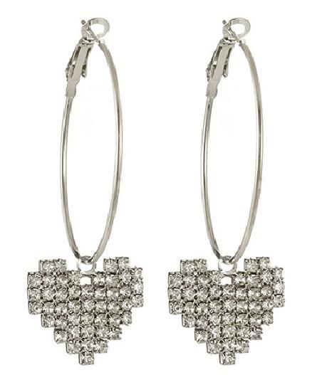 Korean Temperament Versatile Rhinestone Heart Long Section Earings Fashion Zircon Personality Statement Earrings For Women
Korean Temperament Versatile Rhinestone Heart Long Section Earings Fashion Zircon Personality Statement Earrings For Women