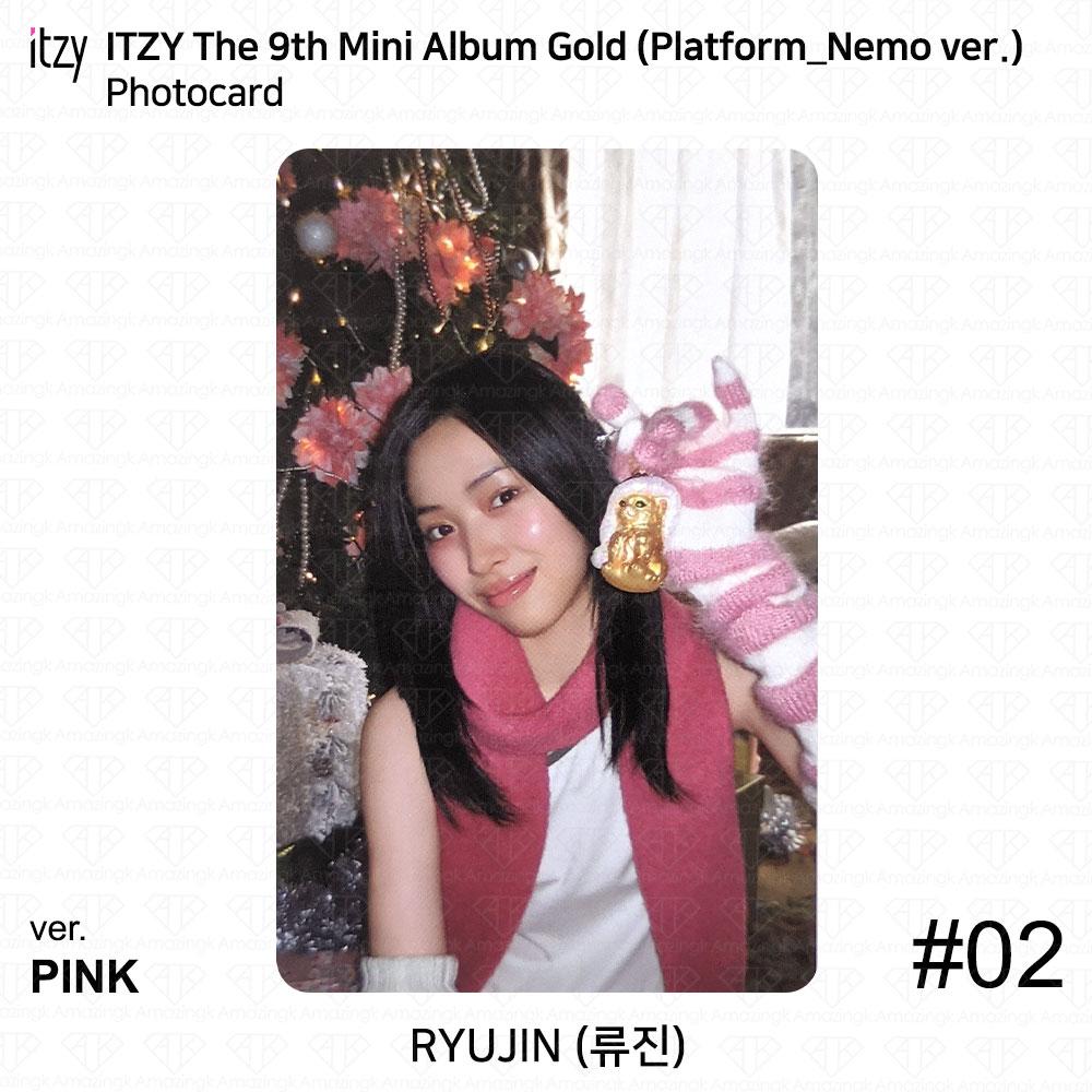 ITZY 9th Mini Album Gold Platform Nemo ver Фотокарта Постер QR YEJI RYUJIN KPOP Ryujin - PC Pink #2
ITZY 9th Mini Album Gold Platform Nemo ver Фотокарта Постер QR YEJI RYUJIN KPOP Ryujin - PC Pink #2