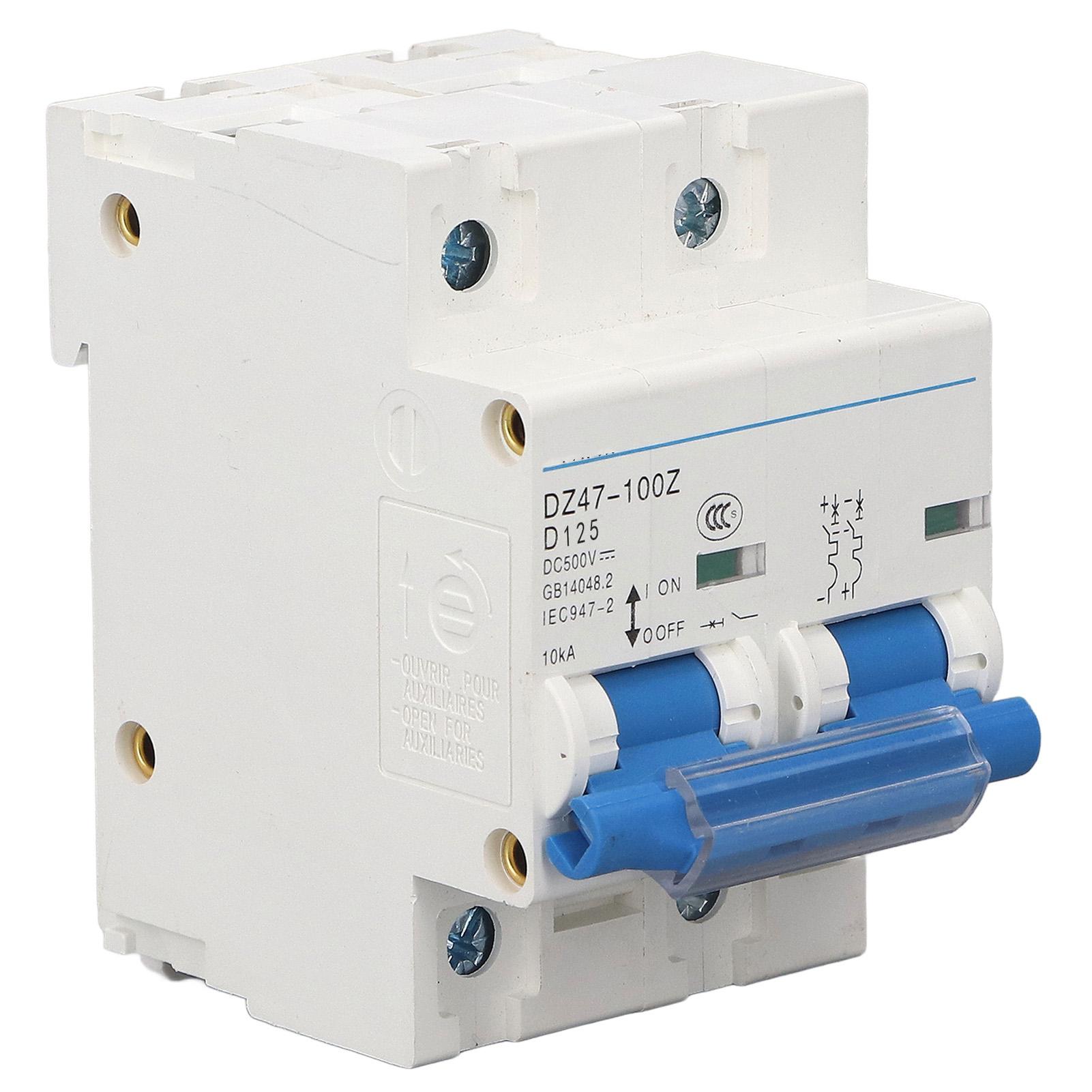 DC Circuit Breaker 10KA Breaking Capacity 36mm DIN Rail Overload Protection Miniature Circuit
DC Circuit Breaker 10KA Breaking Capacity 36mm DIN Rail Overload Protection Miniature Circuit
