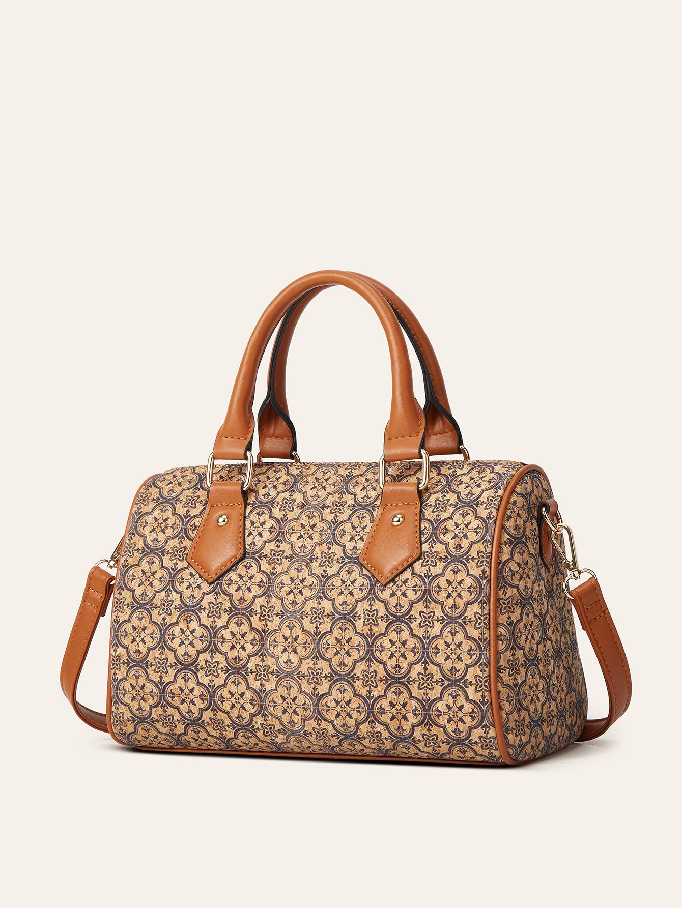 Vintage cork grain bag women s handbag digital printing multi-element ethnic style shoulder bag
Vintage cork grain bag women s handbag digital printing multi-element ethnic style shoulder bag