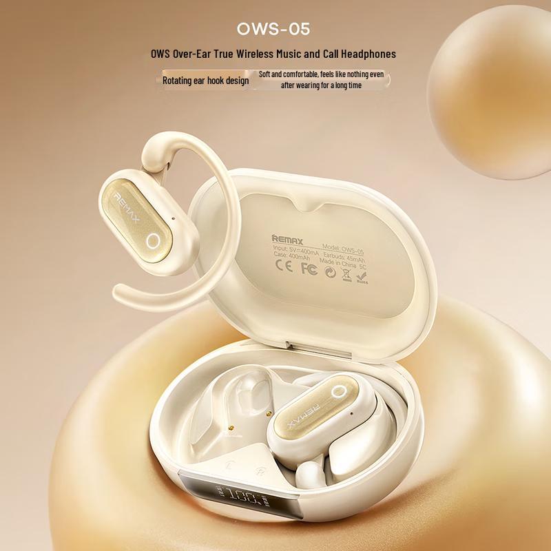 REMAX Wireless Ear-Hook Sports Bluetooth Earphones
REMAX Wireless Ear-Hook Sports Bluetooth Earphones