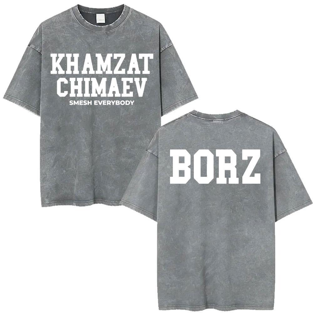 Khamzat Chimaev Borz The Wolf Vintage Tshirts Men Women Harajuku Violence Aesthetic T Shirt Summer Tops Loose Oversized Tshirt S
Khamzat Chimaev Borz The Wolf Vintage Tshirts Men Women Harajuku Violence Aesthetic T Shirt Summer Tops Loose Oversized Tshirt S