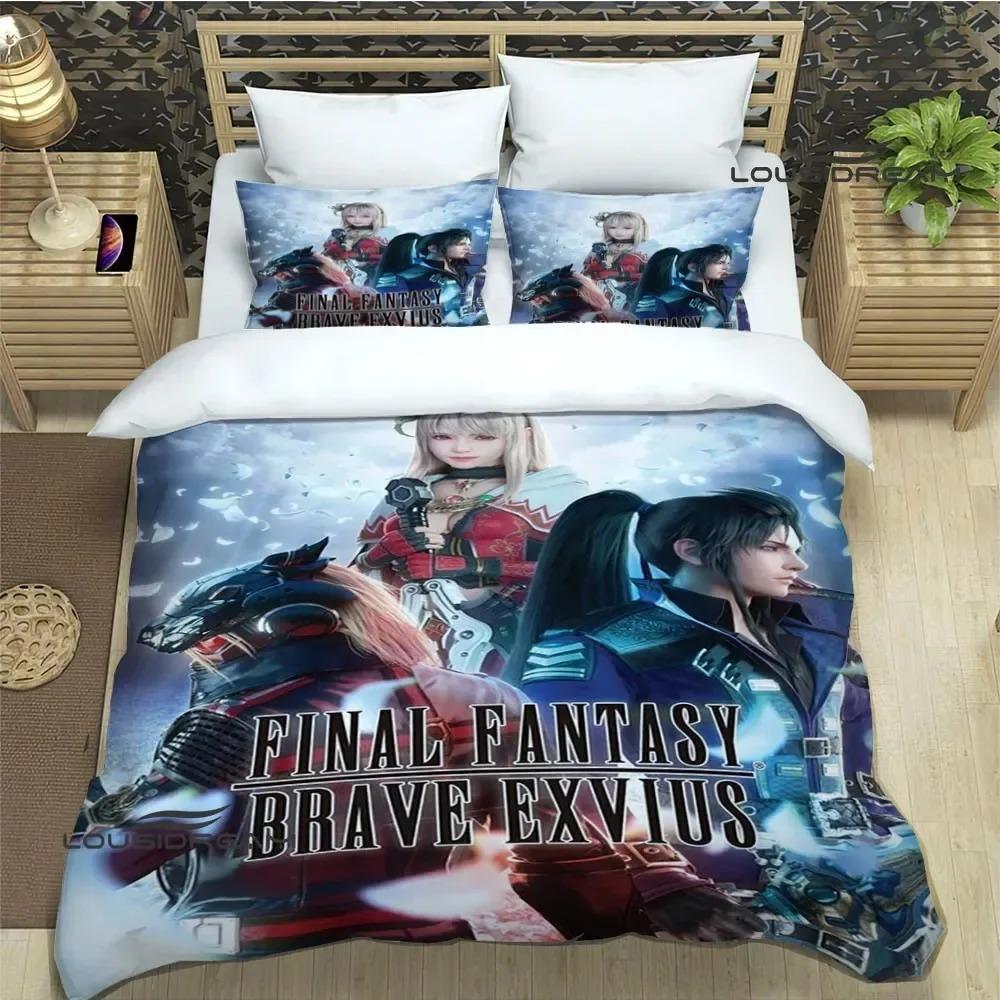 Game FINAL FANTASY Printed Design Bedding Sets exquisite bed supplies set duvet cover bed comforter set bedding set luxury birthday gift EU Single 135x200cm
Game FINAL FANTASY Printed Design Bedding Sets exquisite bed supplies set duvet cover bed comforter set bedding set luxury birthday gift EU Single 135x200cm