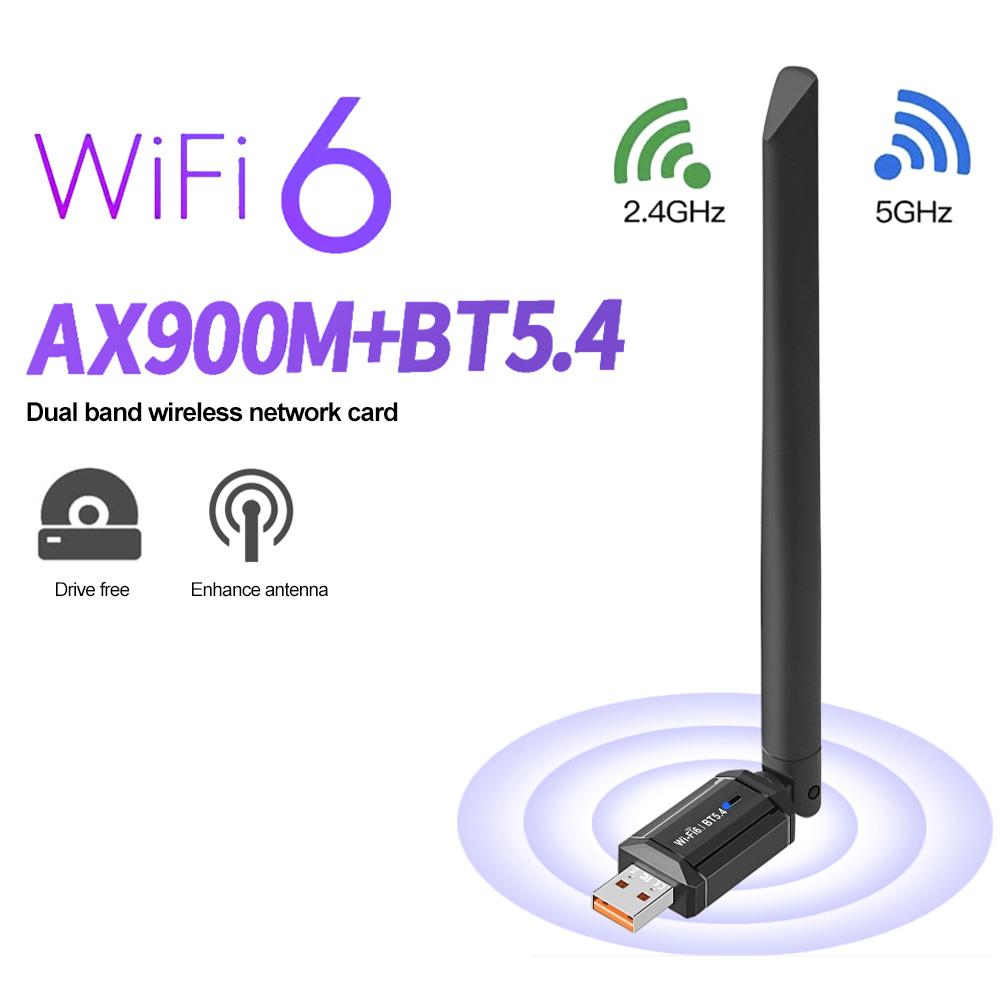 900 Мбит/с WiFi 6 USB адаптер Bluetooth 5.4 USB Dongle беспроводная сетевая карта двухдиапазонный 2.4G 5G Ethernet приемник бесплатный привод
900 Мбит/с WiFi 6 USB адаптер Bluetooth 5.4 USB Dongle беспроводная сетевая карта двухдиапазонный 2.4G 5G Ethernet приемник бесплатный привод