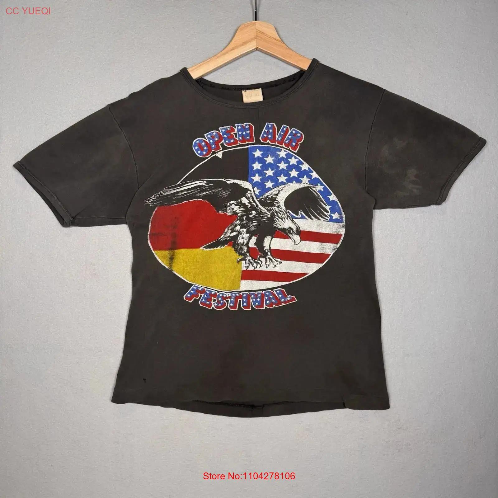 1982 Open Air Festival Germany Neil Young Jethro Tull Vintage Concert T Shirt vintage Washed streetwear Stylish Comfortable 5XL різнокольоровий
1982 Open Air Festival Germany Neil Young Jethro Tull Vintage Concert T Shirt vintage Washed streetwear Stylish Comfortable 5XL різнокольоровий