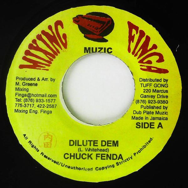 7inch Record CHUCK FENDER - Dilute Dem NONE Mixing Finga Mu Jamaica Reggae, Ska & Dub Used
7inch Record CHUCK FENDER - Dilute Dem NONE Mixing Finga Mu Jamaica Reggae, Ska & Dub Used