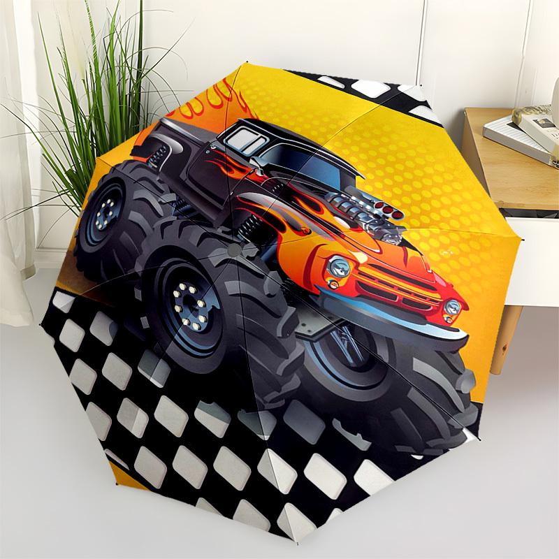 Monster truck, Racing Themed Automatic Opening and Closing Umbrella, Compact Travel Umbrella, Lightweight and Portable, Suitable for Beach C
Monster truck, Racing Themed Automatic Opening and Closing Umbrella, Compact Travel Umbrella, Lightweight and Portable, Suitable for Beach C