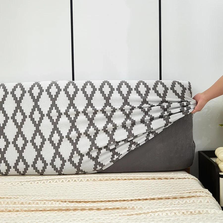 1 шт. Чехол на изголовье кровати, эластичный жаккардовый чехол на тумбочку для кровати в спальне, легко чистится, выглядит элегантно и изящно 120cm серый
1 шт. Чехол на изголовье кровати, эластичный жаккардовый чехол на тумбочку для кровати в спальне, легко чистится, выглядит элегантно и изящно 120cm серый