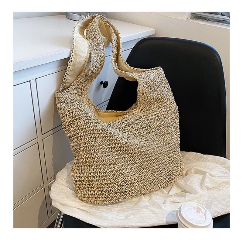 Seaside beach straw bag spring simple crochet hollow commuting large capacity shoulder messenger bag бежевый
Seaside beach straw bag spring simple crochet hollow commuting large capacity shoulder messenger bag бежевый