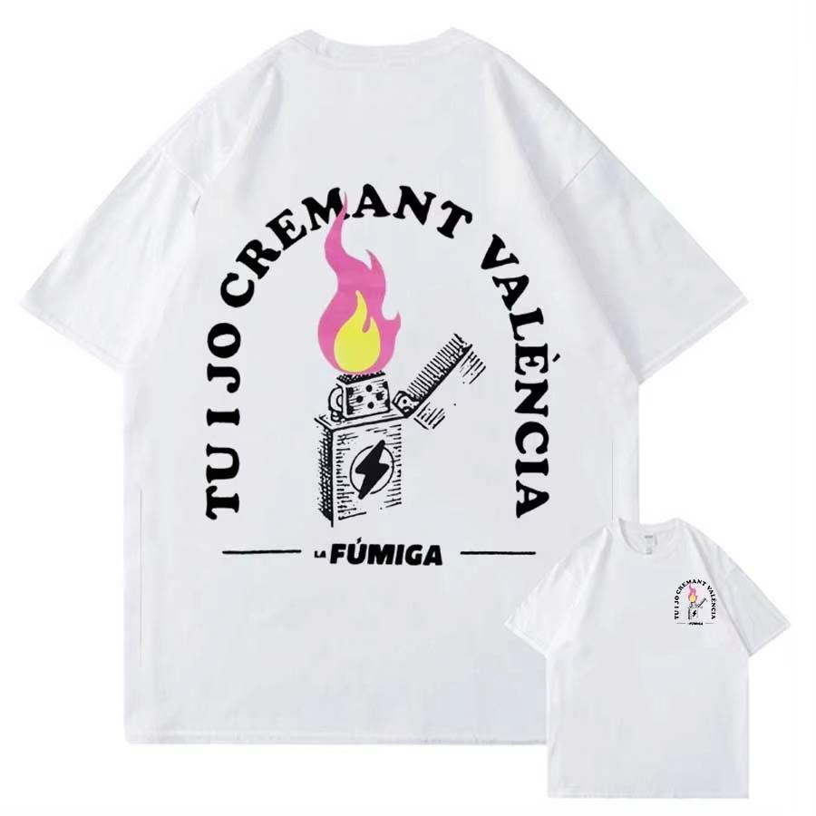 La Fumiga Tu I Jo Cremant València Merch T shirt for Men Women Hip hop Streetwear Pop music Tops pure Cotton TShirt 4XL
La Fumiga Tu I Jo Cremant València Merch T shirt for Men Women Hip hop Streetwear Pop music Tops pure Cotton TShirt 4XL