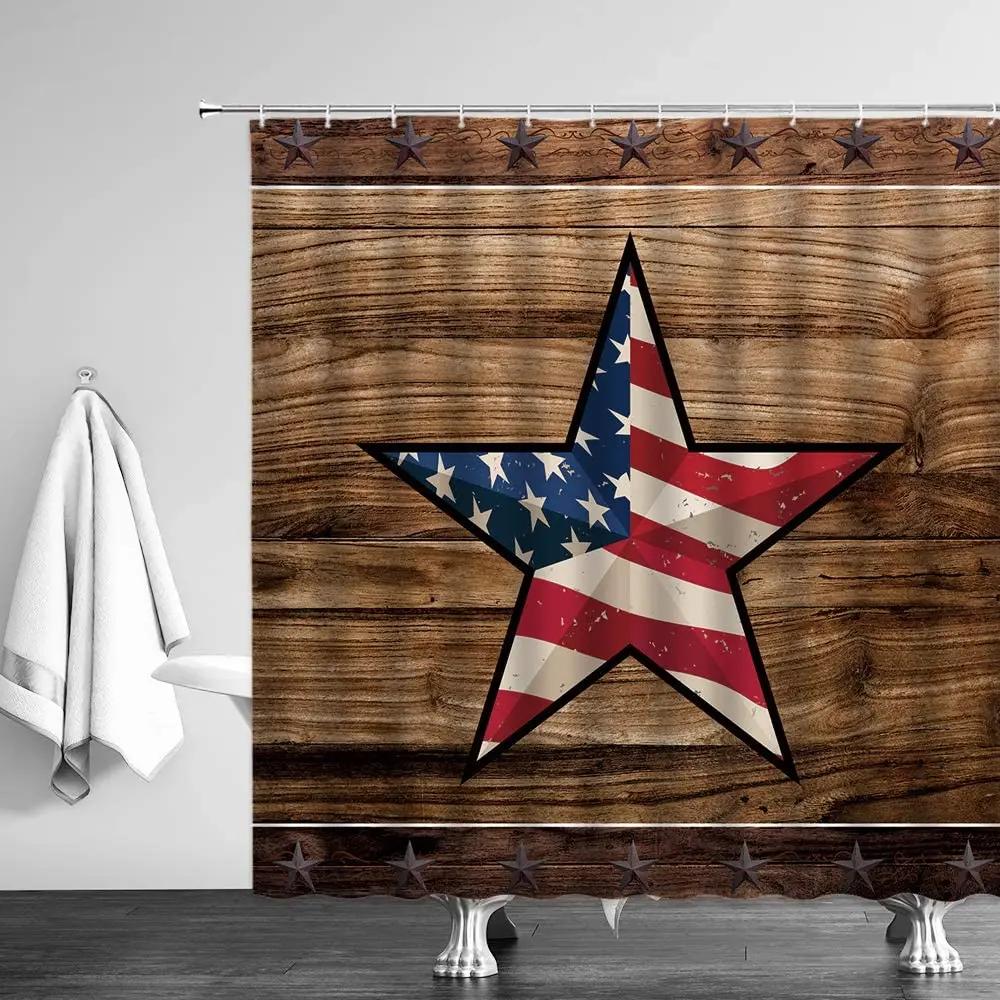 Rustic Wooden Shower Curtain Texas Star Barn Door Wooden Plank Western Retro Farmhouse Decor Fabric Bathroom Curtain With Hooks W60H190(CM)-1 Pcs
Rustic Wooden Shower Curtain Texas Star Barn Door Wooden Plank Western Retro Farmhouse Decor Fabric Bathroom Curtain With Hooks W60H190(CM)-1 Pcs