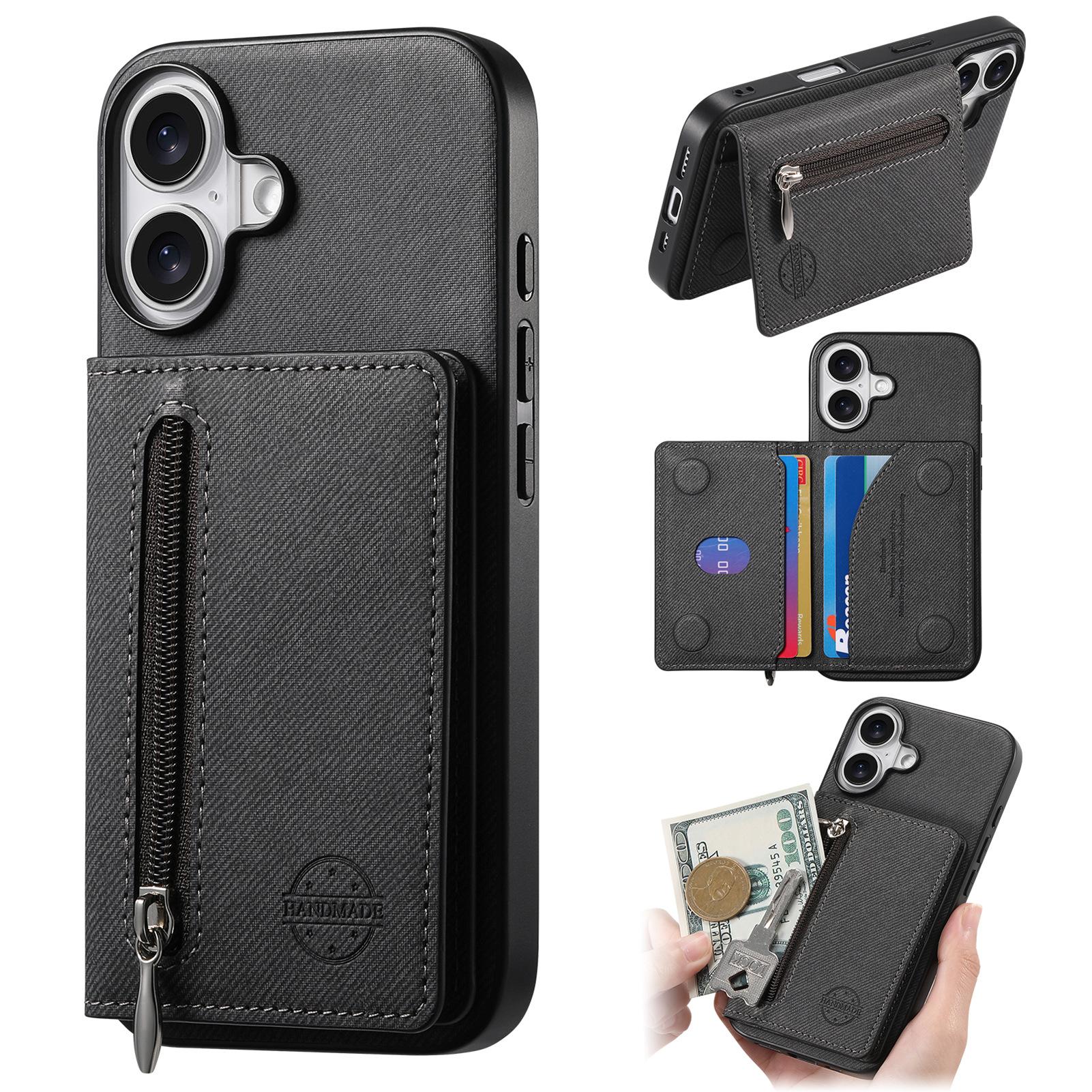 Suitable for Apple IPhone17pro Stand Mobile Phone Case Large Storage Card Anti-fall Apple 16E Plain Leather Protective Cover iPhone 17 чёрный
Suitable for Apple IPhone17pro Stand Mobile Phone Case Large Storage Card Anti-fall Apple 16E Plain Leather Protective Cover iPhone 17 чёрный