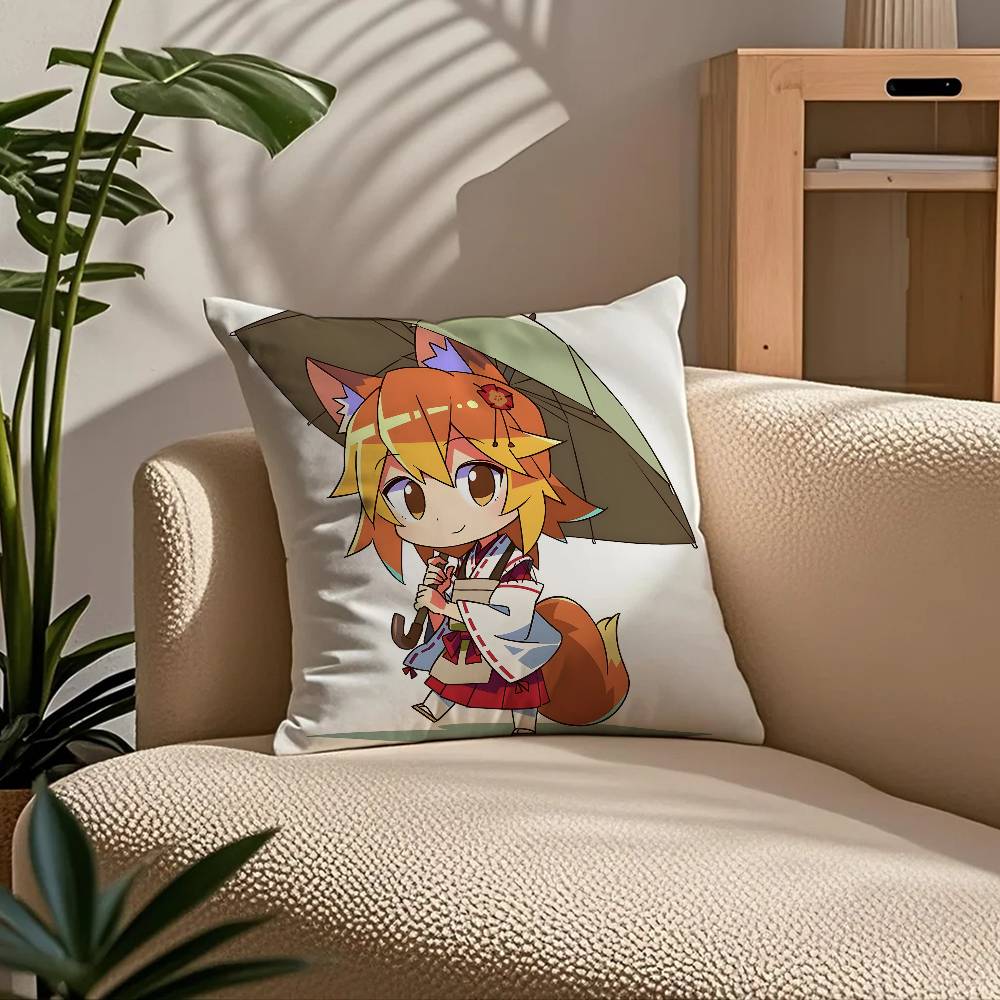 The H-Helpful F-Fox Senko San Pillow Case Comfort Sofa Bed Silky elegant Invisible zipper Custom Decorative cushion cover 30X30cm
The H-Helpful F-Fox Senko San Pillow Case Comfort Sofa Bed Silky elegant Invisible zipper Custom Decorative cushion cover 30X30cm