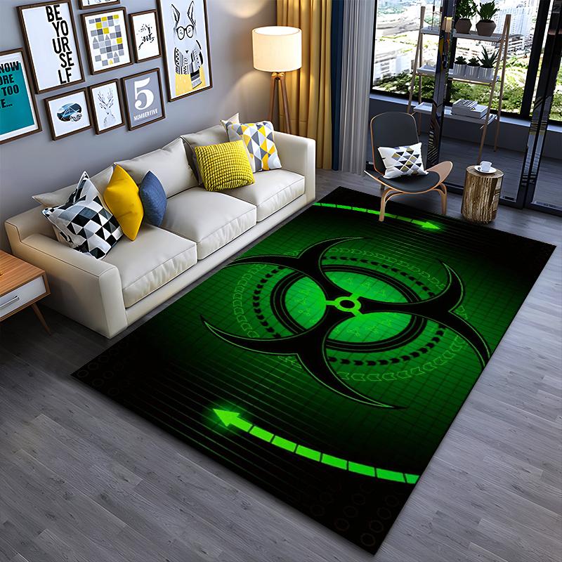 Biohazard Symbol Green Carpet Suitable for use as an anti-slip game mat for living room and bedroom sofas 40x60cm( 15x23in )
Biohazard Symbol Green Carpet Suitable for use as an anti-slip game mat for living room and bedroom sofas 40x60cm( 15x23in )