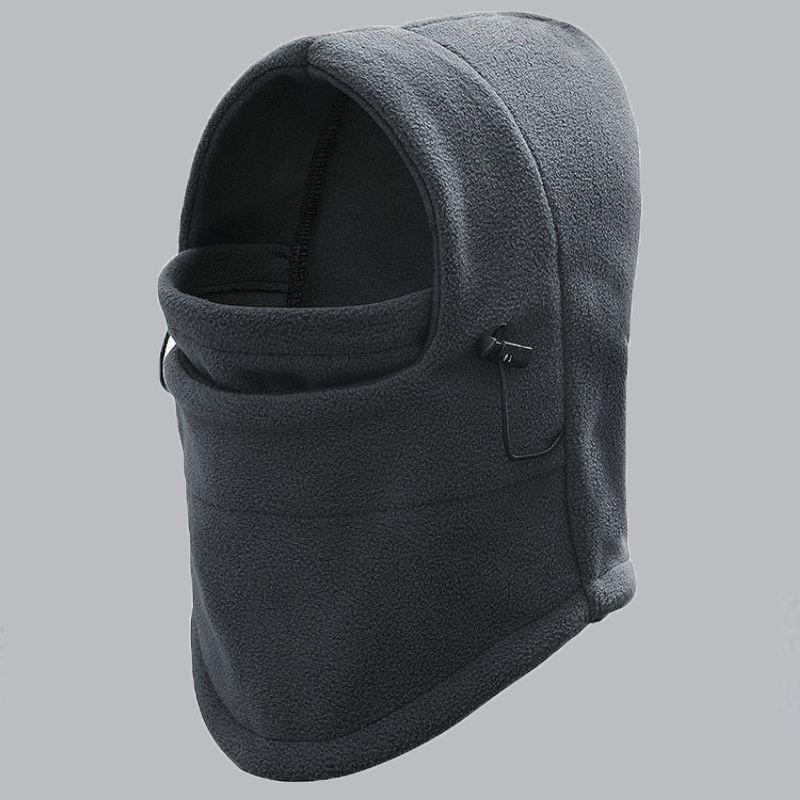 Зимняя ветрозащитная флисовая шапка и маска для езды на велосипеде - толстый, теплый уличный головной убор Double layer fleece hat, One Size темно серый
Зимняя ветрозащитная флисовая шапка и маска для езды на велосипеде - толстый, теплый уличный головной убор Double layer fleece hat, One Size темно серый