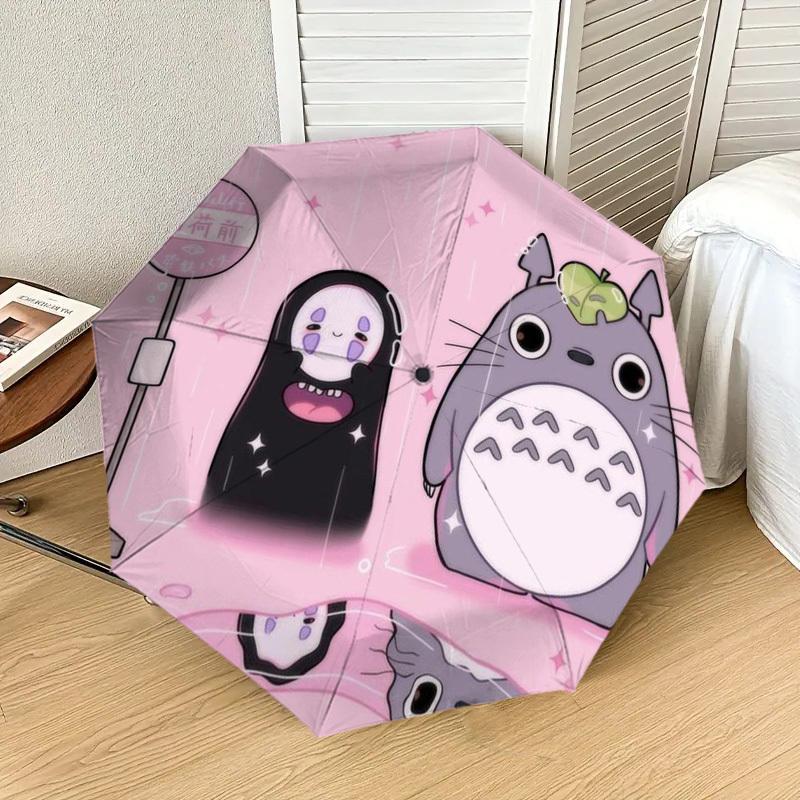 1pc Totoro No Face Automatic Folding Umbrella, Heavy Duty 8 Rib Iron Frame, Suitable for Travel, Daily Use, Birthday, Decor Gift m0104061
1pc Totoro No Face Automatic Folding Umbrella, Heavy Duty 8 Rib Iron Frame, Suitable for Travel, Daily Use, Birthday, Decor Gift m0104061