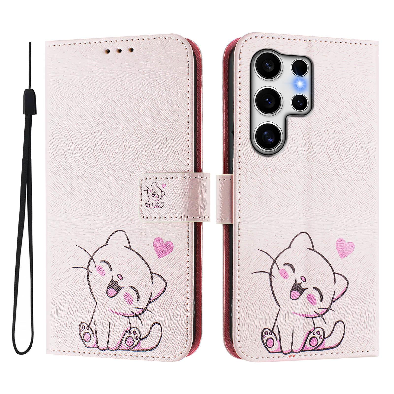 For Samsung Galaxy S25 Ultra Case Pattern Printing Wallet Phone Cover with Strap Cute Cat
For Samsung Galaxy S25 Ultra Case Pattern Printing Wallet Phone Cover with Strap Cute Cat