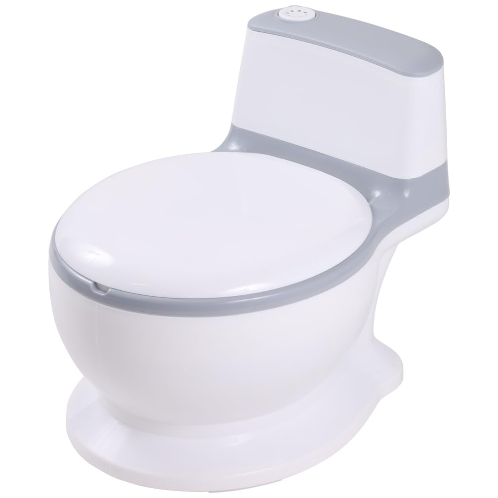 SUGGEST Kids Western-Style Potty Seat with Sound, Choice of Colors, Includes Storage Box, Perfect for Toilet Training, Ages 1-7 (Gray)
SUGGEST Kids Western-Style Potty Seat with Sound, Choice of Colors, Includes Storage Box, Perfect for Toilet Training, Ages 1-7 (Gray)