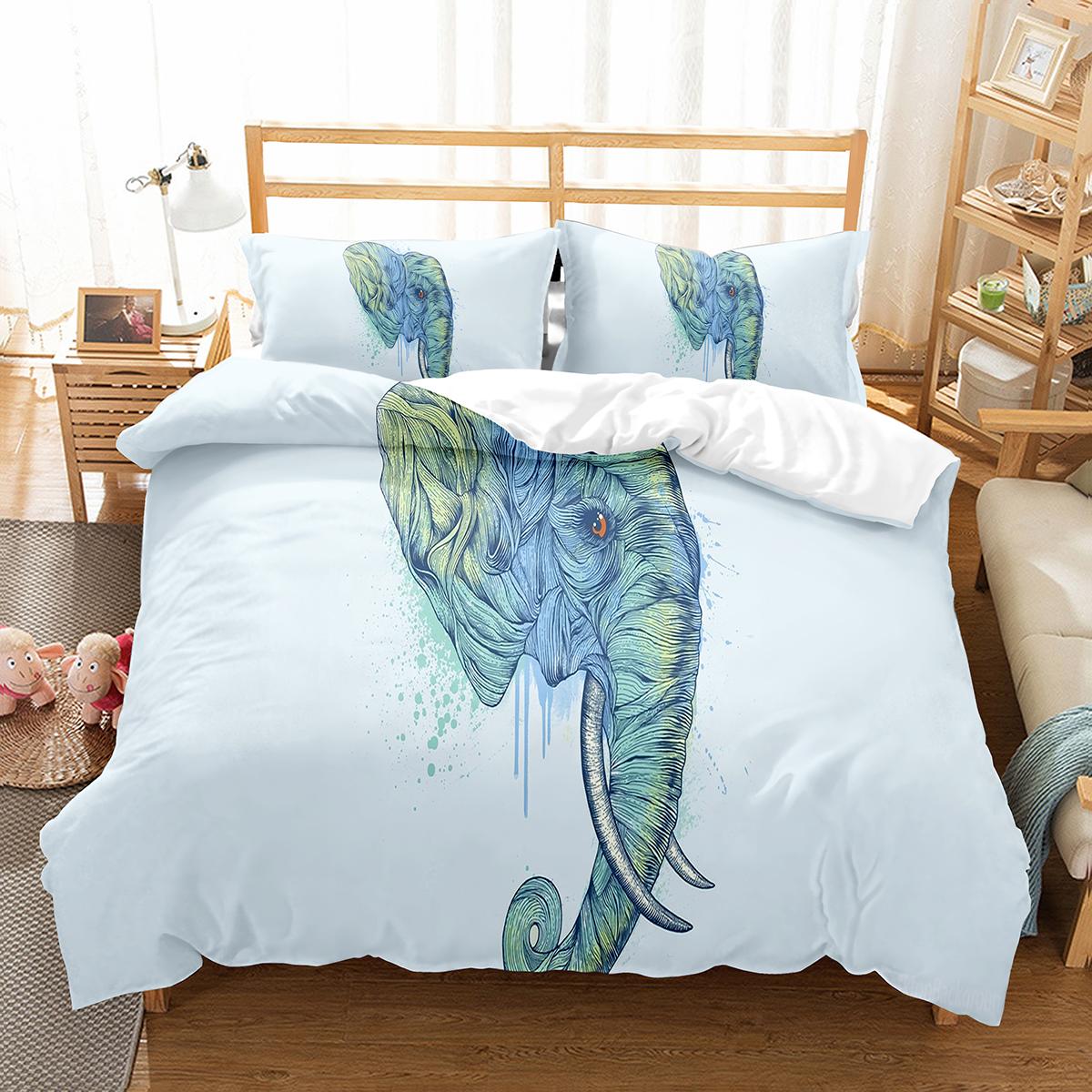 Vibrant Comfortable Colourful Cartoon Elephant Size For Kids Boys Girls Cute Wild Animals King Queen Comforter Comforter (quilt)-EU Single(135*200cm)3pcs
Vibrant Comfortable Colourful Cartoon Elephant Size For Kids Boys Girls Cute Wild Animals King Queen Comforter Comforter (quilt)-EU Single(135*200cm)3pcs