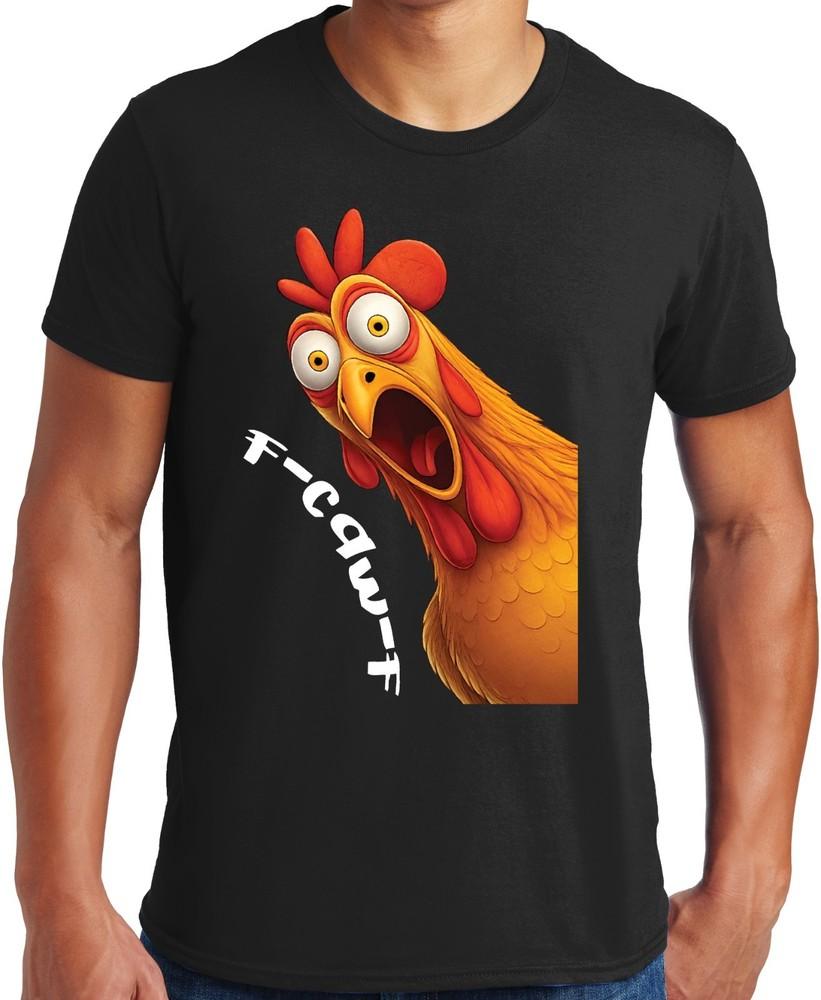 PubliciTeeZ Забавная футболка с кричащей курицей F-Caw-F для больших и высоких 3XL
PubliciTeeZ Забавная футболка с кричащей курицей F-Caw-F для больших и высоких 3XL