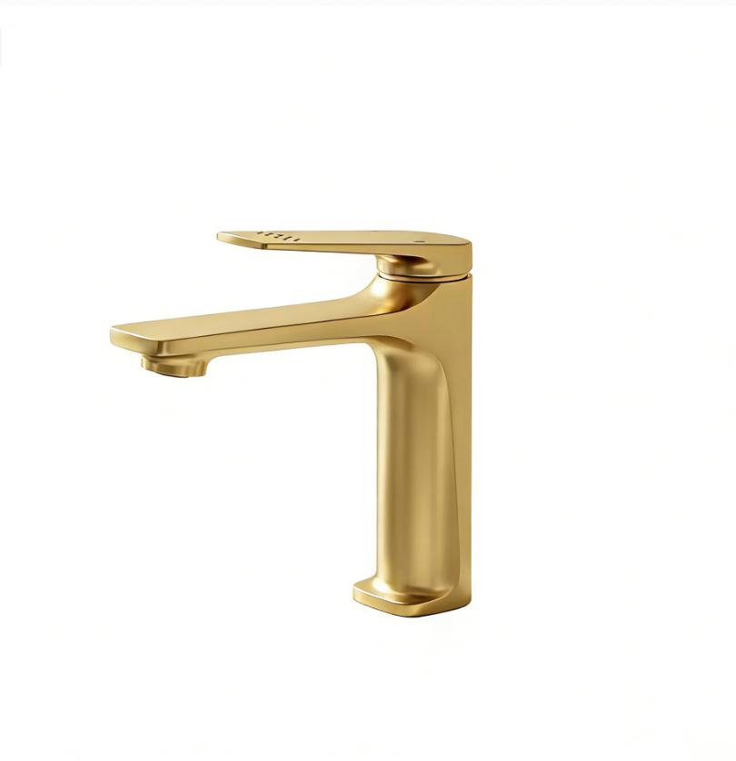 Modern Brushed Gold Bathroom Sink Faucet | Hot/Cold Water Mixer Tap, Short And Hight Finishes Available
Modern Brushed Gold Bathroom Sink Faucet | Hot/Cold Water Mixer Tap, Short And Hight Finishes Available