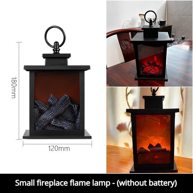 LED Charcoal Flame Lantern Fireplace Lamp Christmas Decor Night Light for Home Courtyard Bedroom Living Room Tabletop
LED Charcoal Flame Lantern Fireplace Lamp Christmas Decor Night Light for Home Courtyard Bedroom Living Room Tabletop