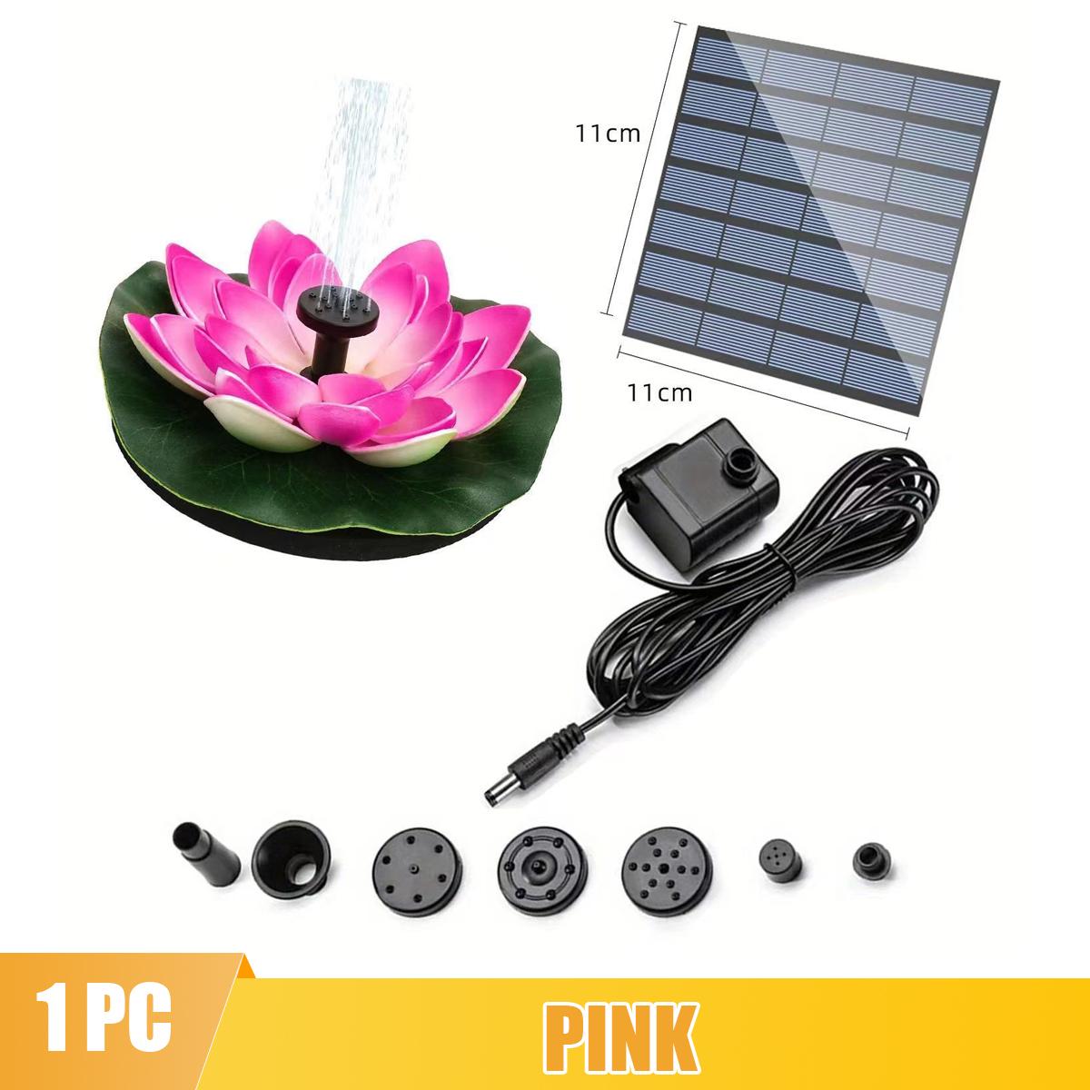 Solar Water Fountain Bird Bath Fountains Solar Power Floating Lotus Garden Fountains Outdoor Small Fountain Pump for Garden,Patio,Pool,Pond Decor рожевий
Solar Water Fountain Bird Bath Fountains Solar Power Floating Lotus Garden Fountains Outdoor Small Fountain Pump for Garden,Patio,Pool,Pond Decor рожевий