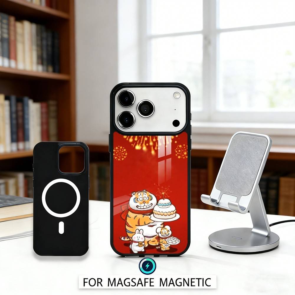 Cartoon F-Fluffy C-Chubby Tiger Phone Case Magnetic For iPhone17 16 15 14 13 12 Pro Max For Magsafe Wireless Charging Cover iphone16e
Cartoon F-Fluffy C-Chubby Tiger Phone Case Magnetic For iPhone17 16 15 14 13 12 Pro Max For Magsafe Wireless Charging Cover iphone16e