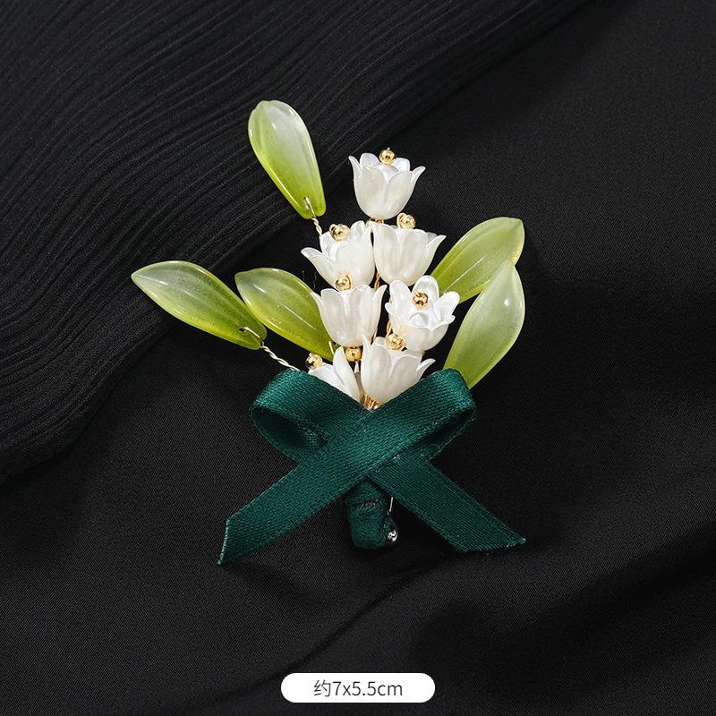 Нишевый дизайн Мори ручной работы брошь-цветок ландыша ретро высококлассная жемчужная брошь высококлассная булавка женщина
Нишевый дизайн Мори ручной работы брошь-цветок ландыша ретро высококлассная жемчужная брошь высококлассная булавка женщина