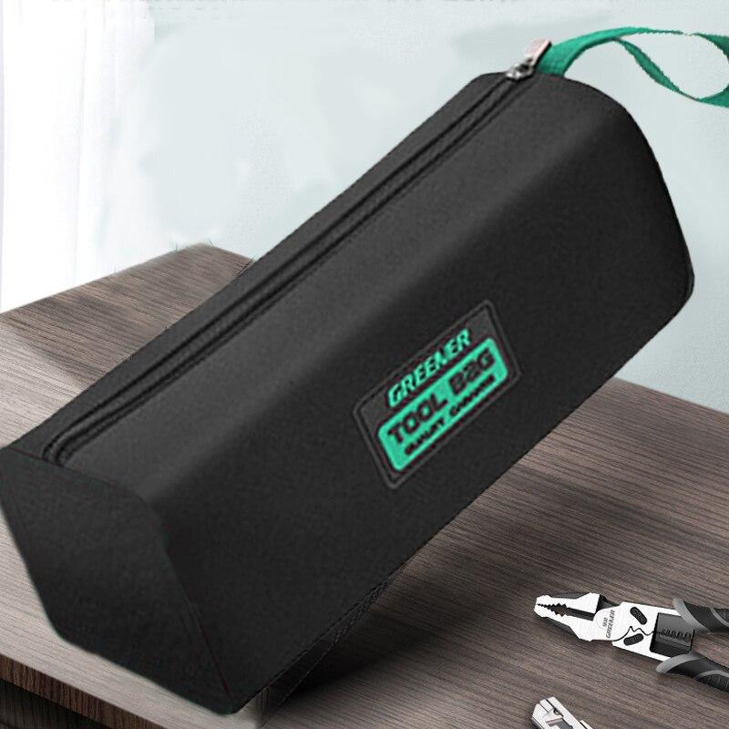 GREENER Electrician Tool Bag Multifunctional Strong and Durable Oxford Thickened Woodworking Storage Portable Handheld Bag 1pc Toolkit
GREENER Electrician Tool Bag Multifunctional Strong and Durable Oxford Thickened Woodworking Storage Portable Handheld Bag 1pc Toolkit