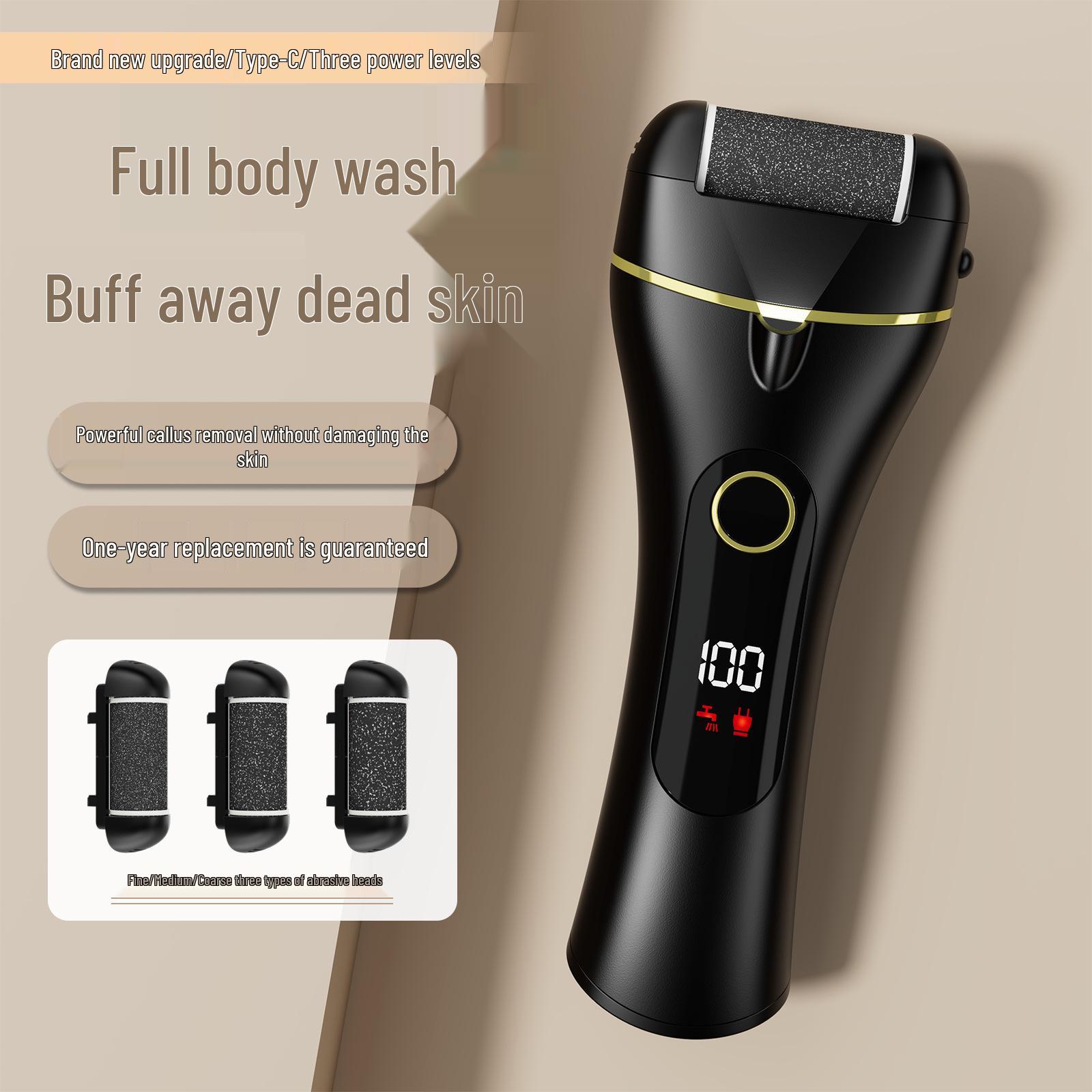 Type-C Digital Pedicure Device: Three-Speed Electric Foot Grinder with Washable Callus Removal and Charging Feature.
Type-C Digital Pedicure Device: Three-Speed Electric Foot Grinder with Washable Callus Removal and Charging Feature.