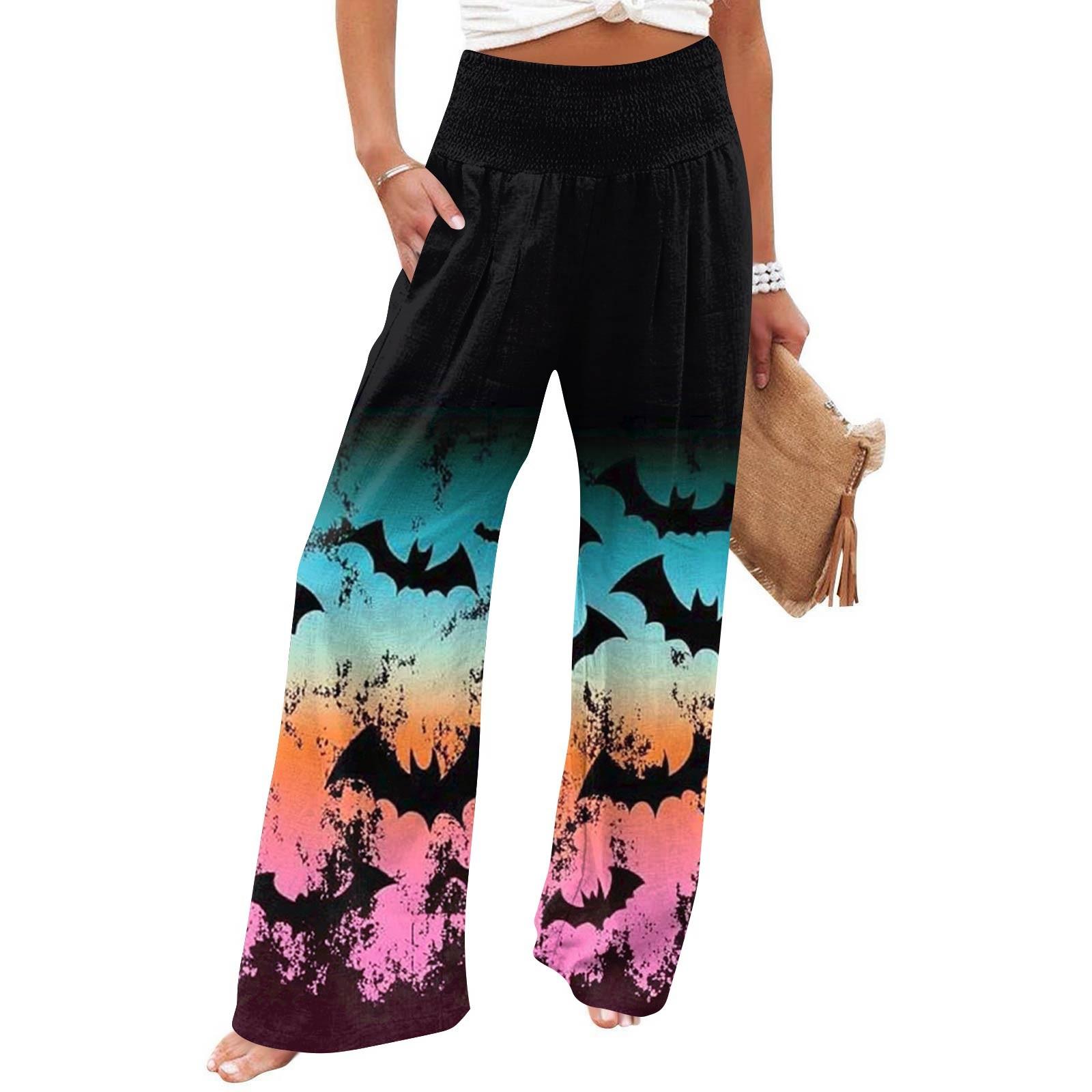 Women s Casual Time Straight Leg Pants Print High Waist Pants With Pockets L
Women s Casual Time Straight Leg Pants Print High Waist Pants With Pockets L