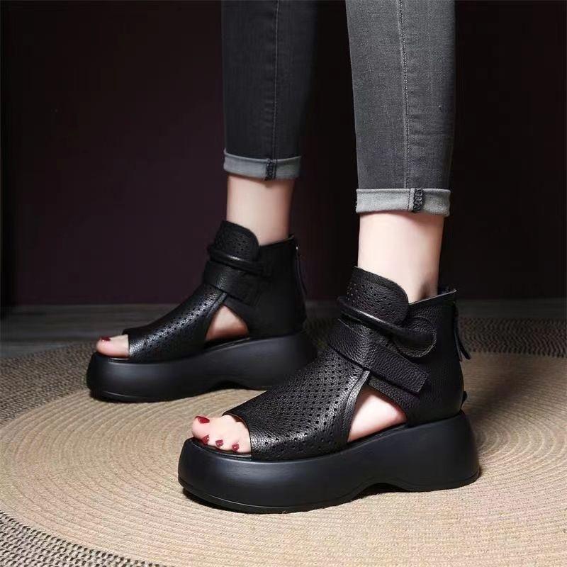 2025 summer hollow short boots thick sole high heel heightening lightweight Roman cool boots outer wear fish mouth muffin sandals women s models 35
2025 summer hollow short boots thick sole high heel heightening lightweight Roman cool boots outer wear fish mouth muffin sandals women s models 35