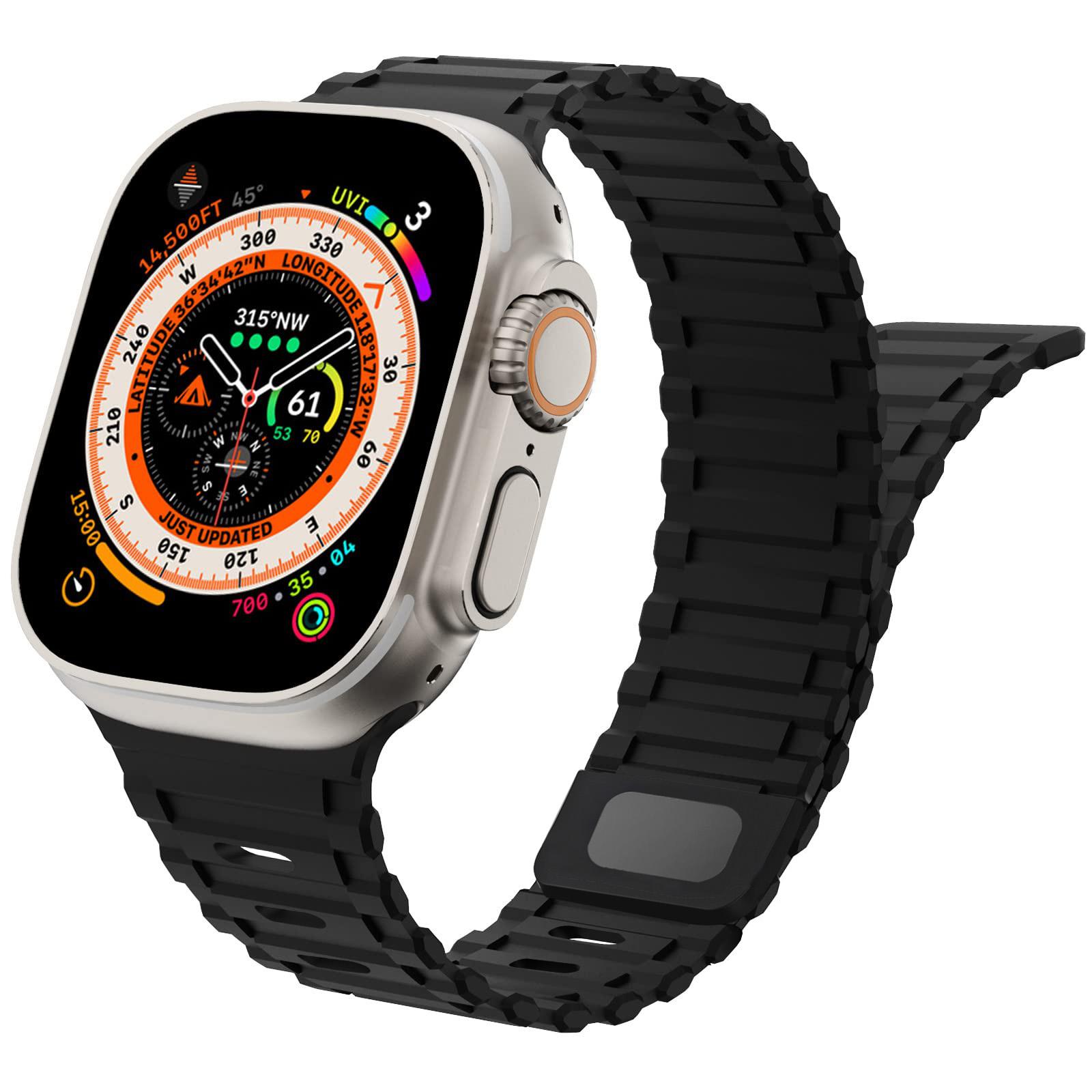 Magnetic Strap for Apple Watch Band Ultra 2 49mm 44mm 40mm 45mm 38mm 41mm 42mm Silicone Bracelet iWatch Series 9 8 7 6 Se bands 38mm 40mm 41mm чорний
Magnetic Strap for Apple Watch Band Ultra 2 49mm 44mm 40mm 45mm 38mm 41mm 42mm Silicone Bracelet iWatch Series 9 8 7 6 Se bands 38mm 40mm 41mm чорний