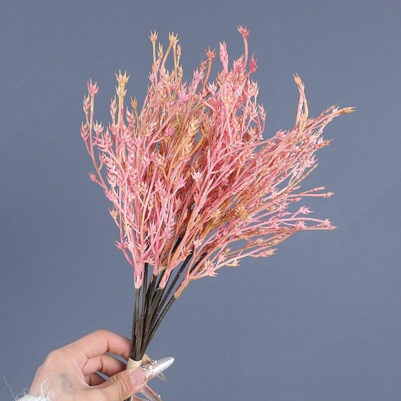 Artificial Rice Grain Plant Plastic Fake Flowers Hall Decorative Simulated Lover s Grass Bouquet Purple Flower Office Decoration 5pcs рожевий
Artificial Rice Grain Plant Plastic Fake Flowers Hall Decorative Simulated Lover s Grass Bouquet Purple Flower Office Decoration 5pcs рожевий