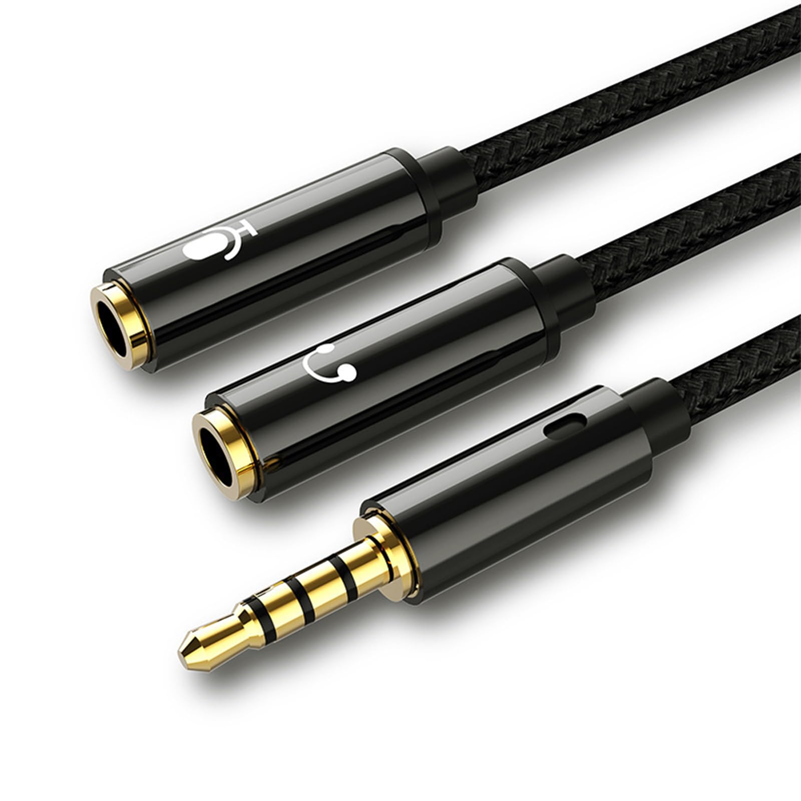 Audio Cable Conversion Cable 4 3 Pole mm Pole Male 3 Pole Female Earphone Branch Line Sound Quality High Durability Nylon Braid Compatible Smartphone
Audio Cable Conversion Cable 4 3 Pole mm Pole Male 3 Pole Female Earphone Branch Line Sound Quality High Durability Nylon Braid Compatible Smartphone