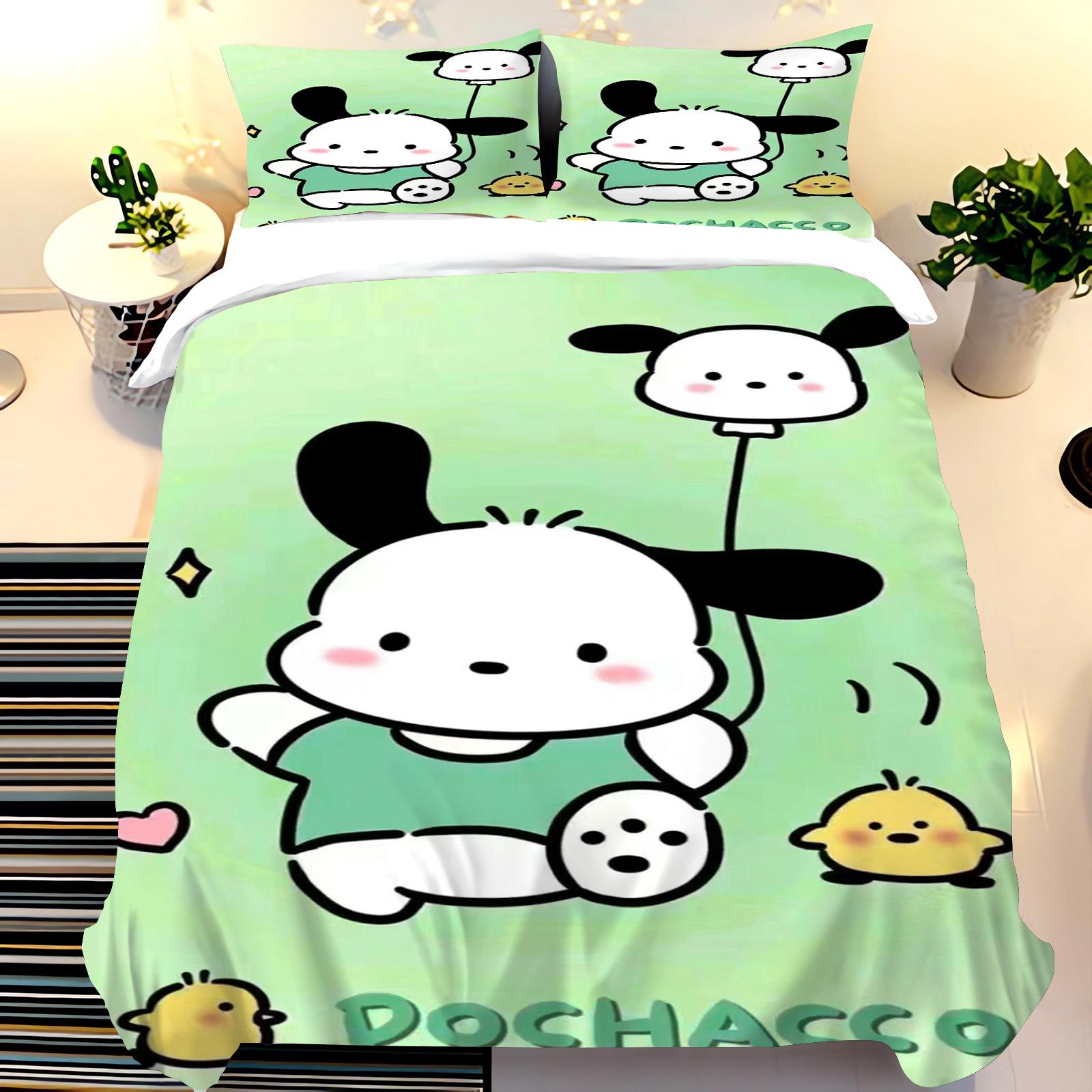 Cartoon Quilt Cover Pochacco Sanrio Anime Children Set Queen And Twin Size Bedding Grade A Printed Comforter King 135x200cm
Cartoon Quilt Cover Pochacco Sanrio Anime Children Set Queen And Twin Size Bedding Grade A Printed Comforter King 135x200cm