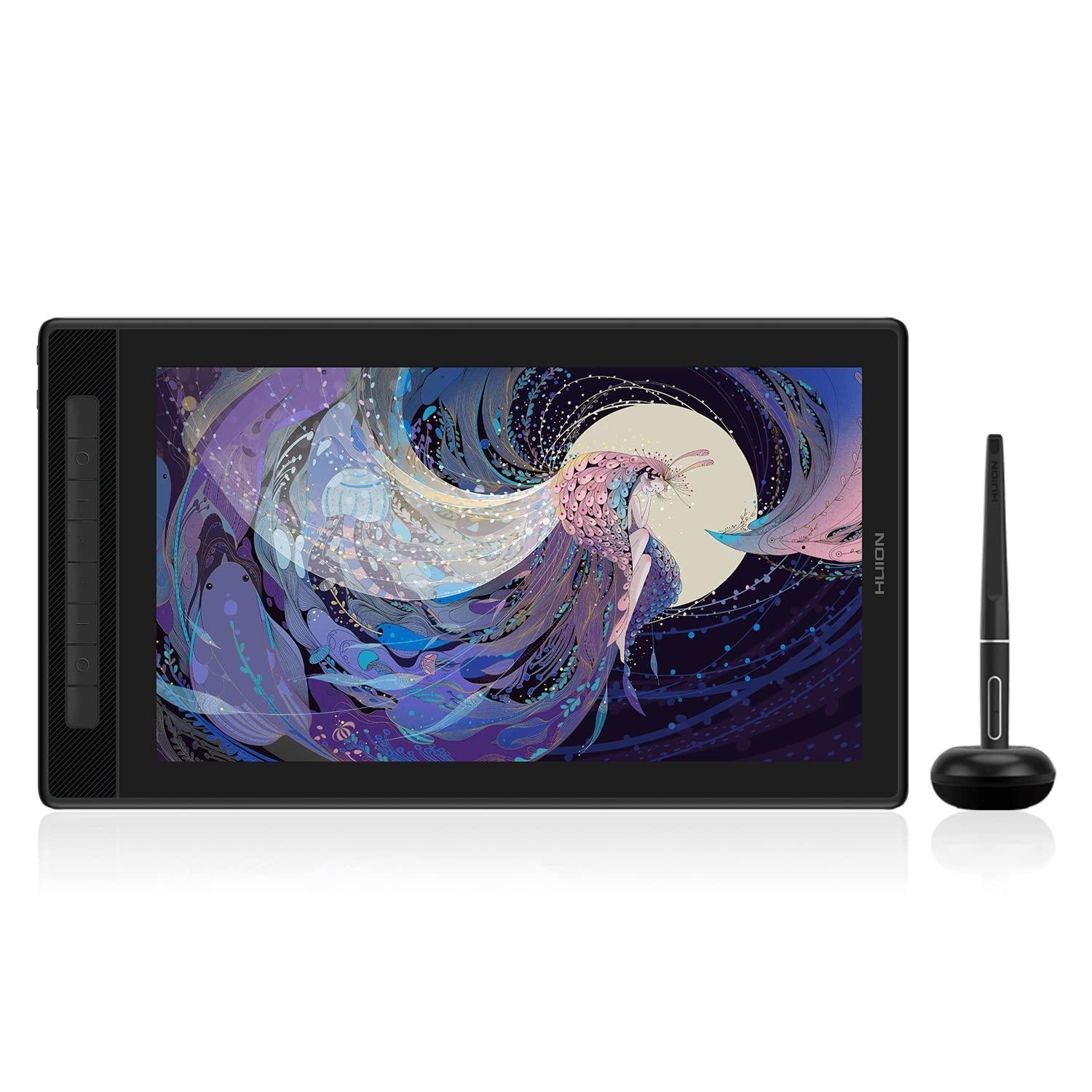 HUION LCD Pen Tablet Kamvas Pro 16 inches QHD sRGB High resolution and beautiful colors Improved pen PW517 Comes with dedicated stand (2.5K) 15.8 145%
HUION LCD Pen Tablet Kamvas Pro 16 inches QHD sRGB High resolution and beautiful colors Improved pen PW517 Comes with dedicated stand (2.5K) 15.8 145%