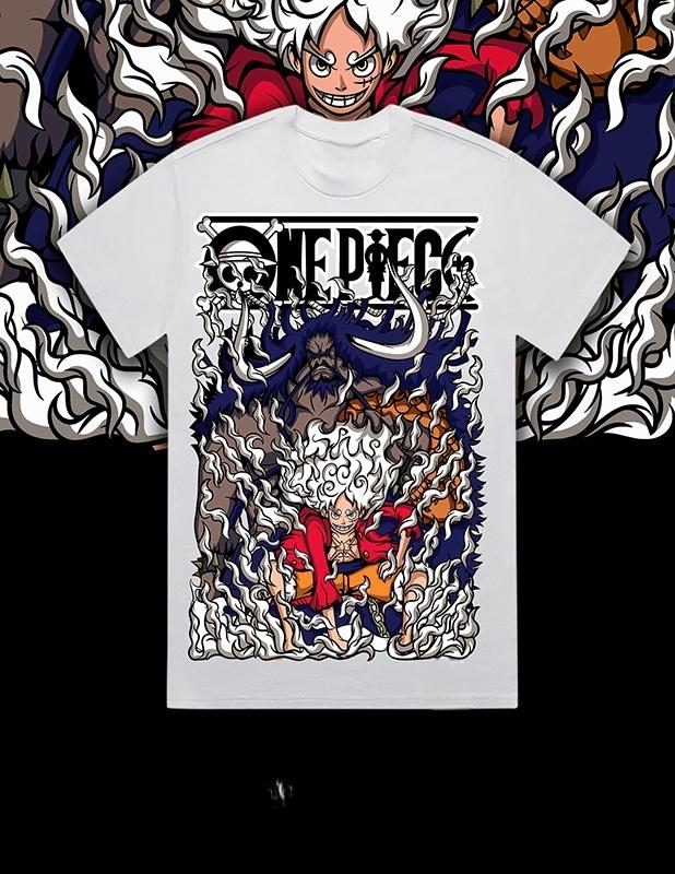Summer 2026 One Piece Luffy 5th Gear Vs Kaido Theme 100 Pure Cotton Printed Tshirt for Unisex and Women Parentchild Top S
Summer 2026 One Piece Luffy 5th Gear Vs Kaido Theme 100 Pure Cotton Printed Tshirt for Unisex and Women Parentchild Top S